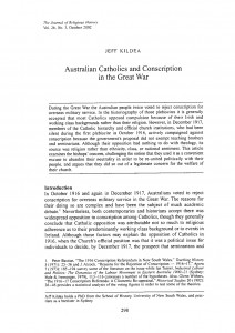 Catholics and Conscription Thumbnail